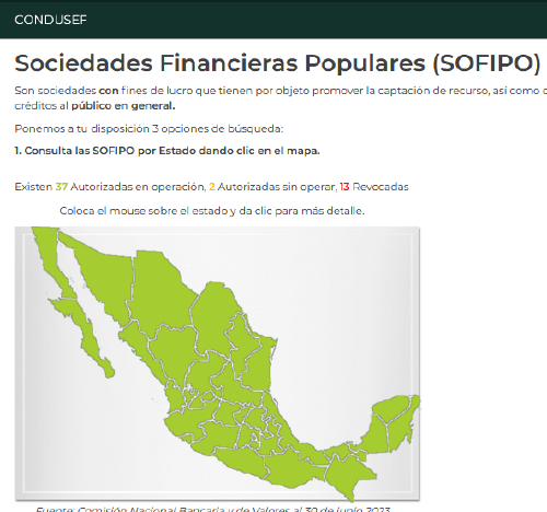 sofipos mapa mexico sofipos mapa mexico